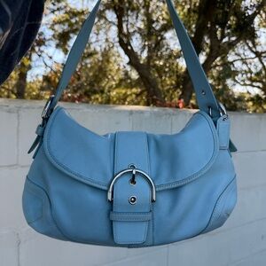 Vintage Y2K Coach SoHo Blue